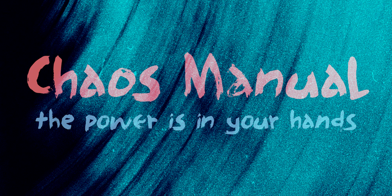 Chaos Manual Font
