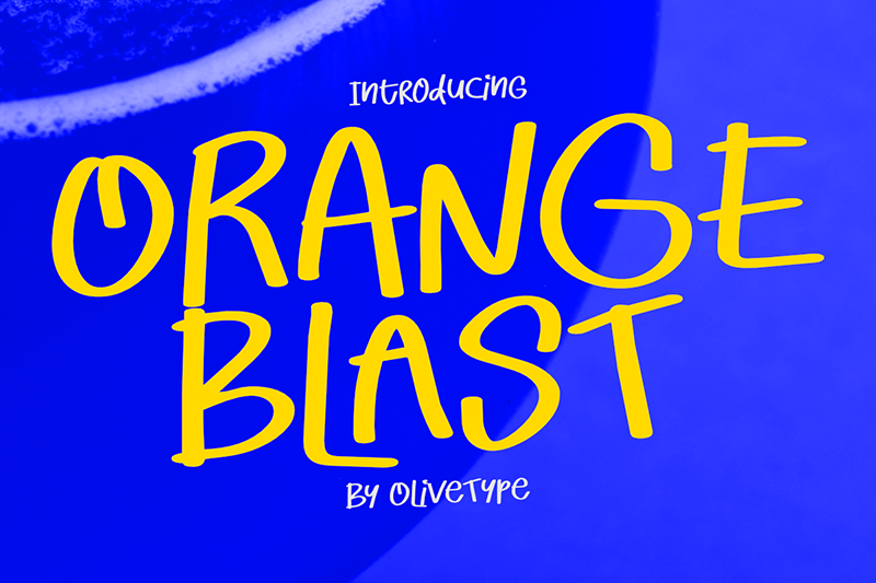 Orange Blast Font