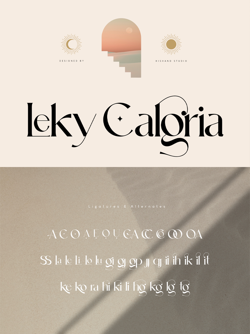 Leky Calgria Font