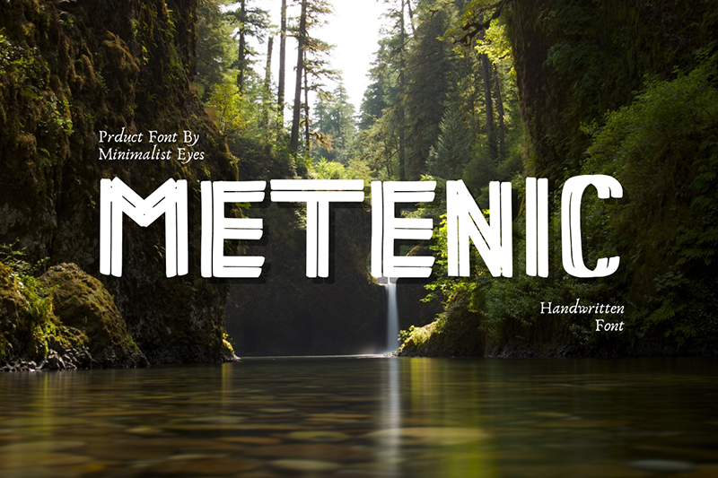 Metenic Font