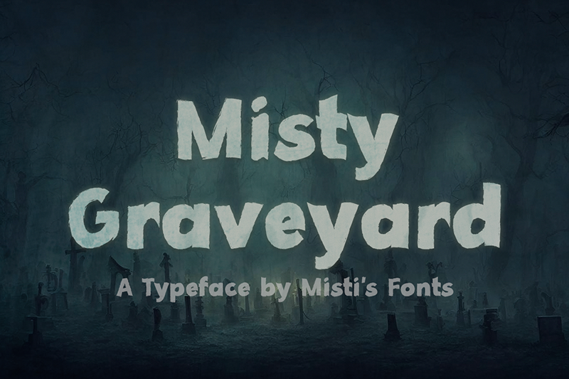 Misty Graveyard Font