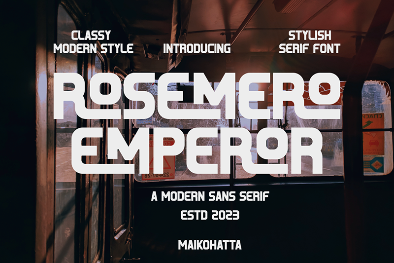 Rosemero Emperor Font