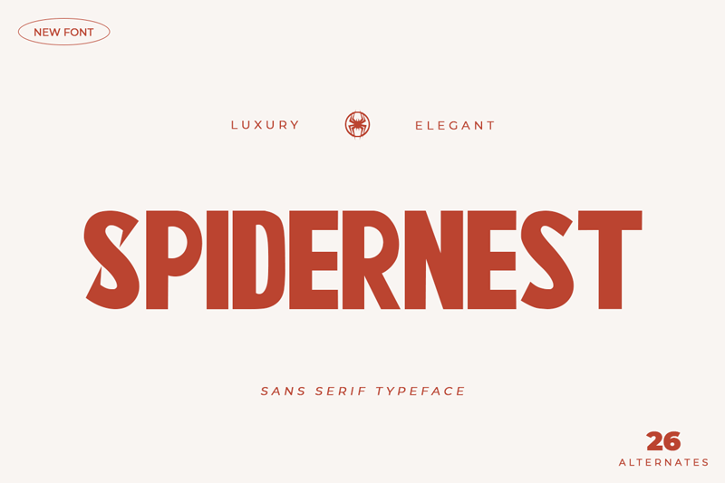 Spider Nest Font