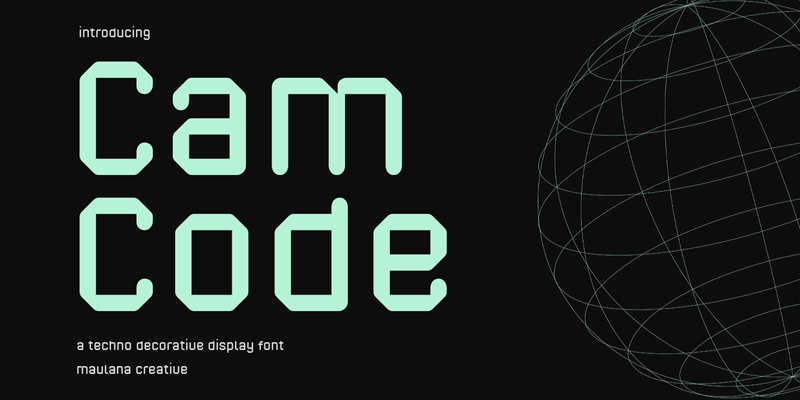 Cam Code Font