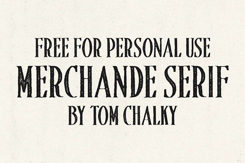 Merchande Print Serif Font