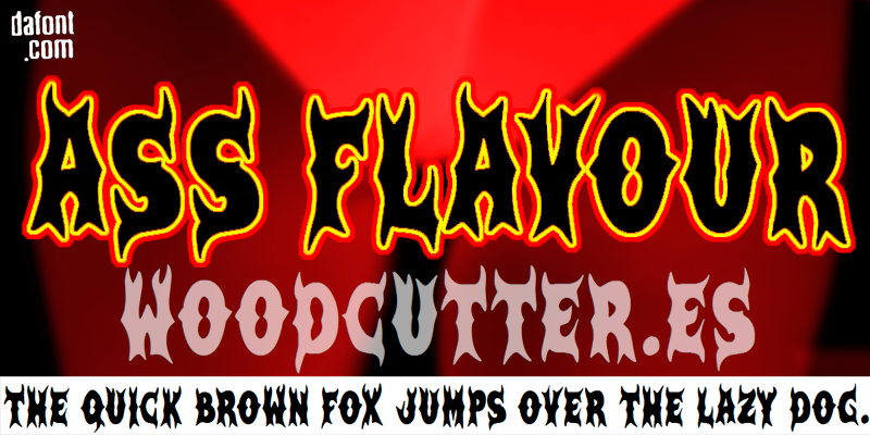 Ass Flavour Font