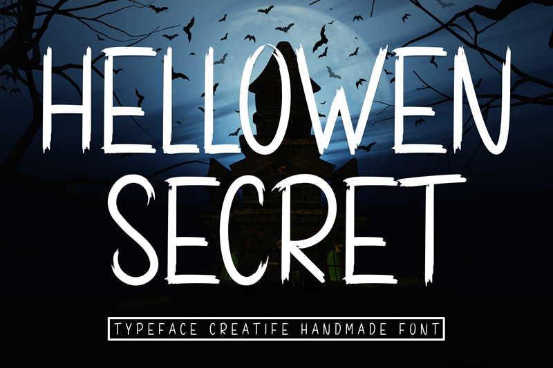 Hellowen Secret Font