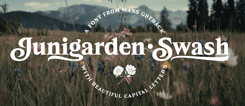 Junigarden Swash Font