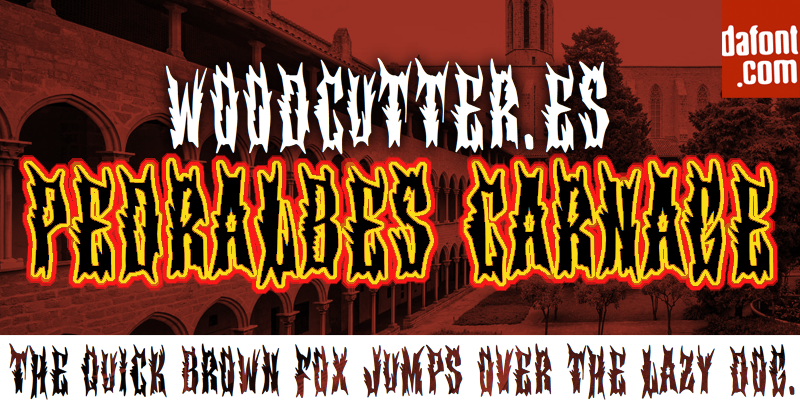 Pedralbes Carnage Font