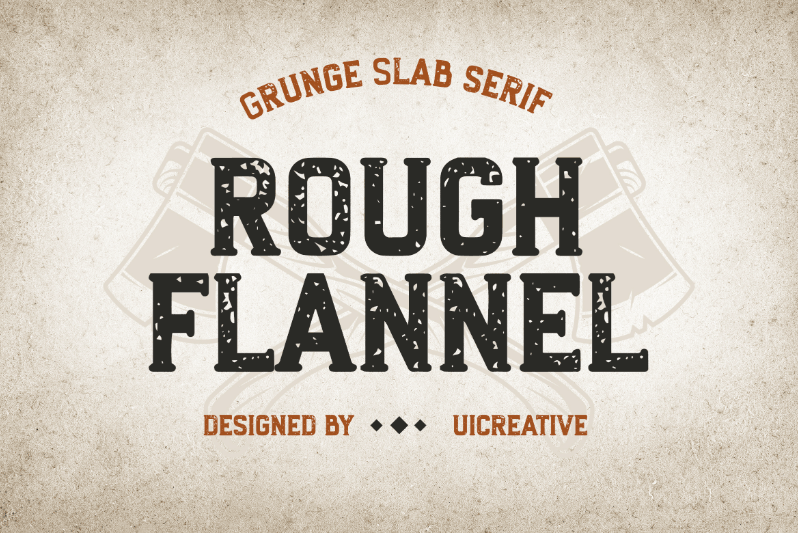 Rough Flannel Font
