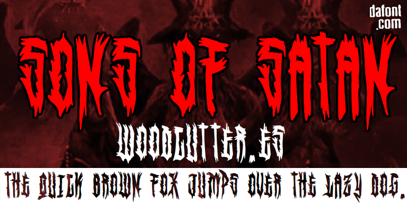 Sons of Satan Font
