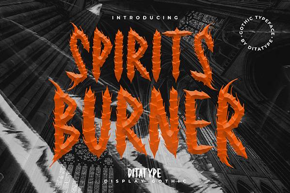 Spirits Burner Font