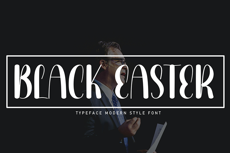 Black Easter Font