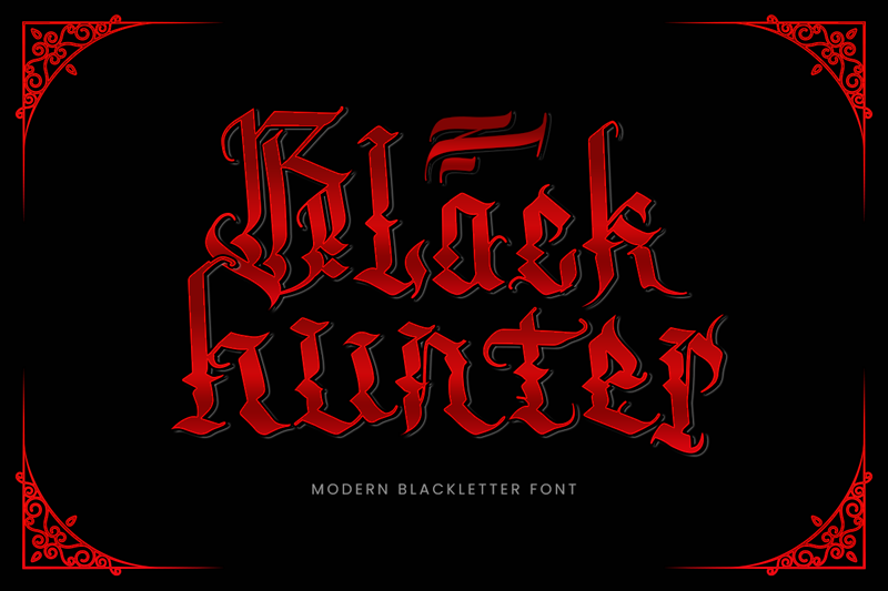 Blackhunter Font
