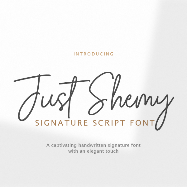 Just Shemy Font