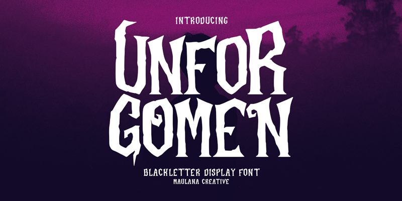 Unforgomen Font
