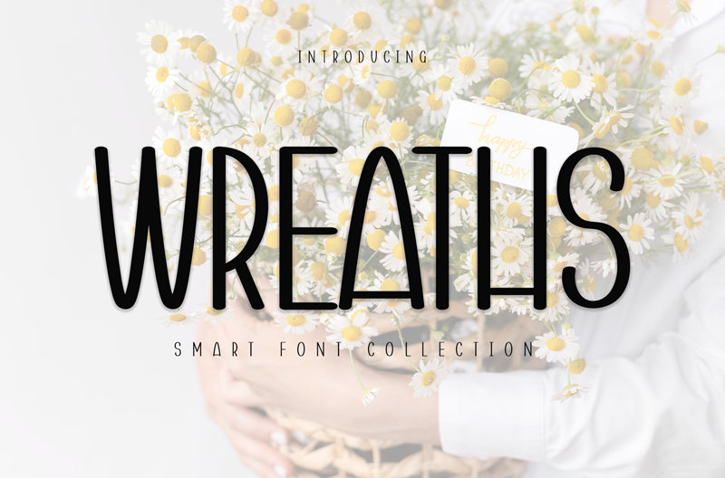 Wreaths Font