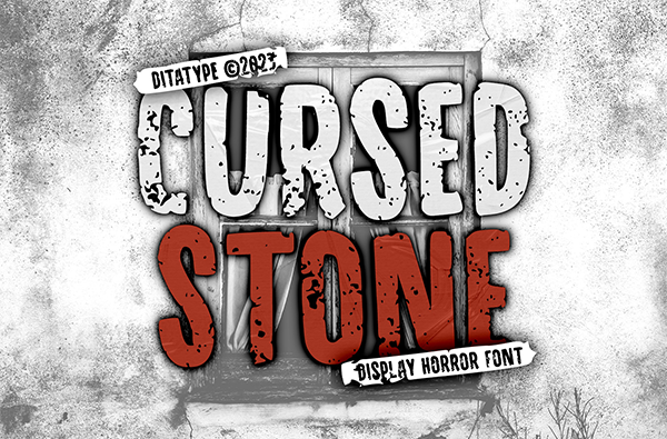 Cursed Stone Font