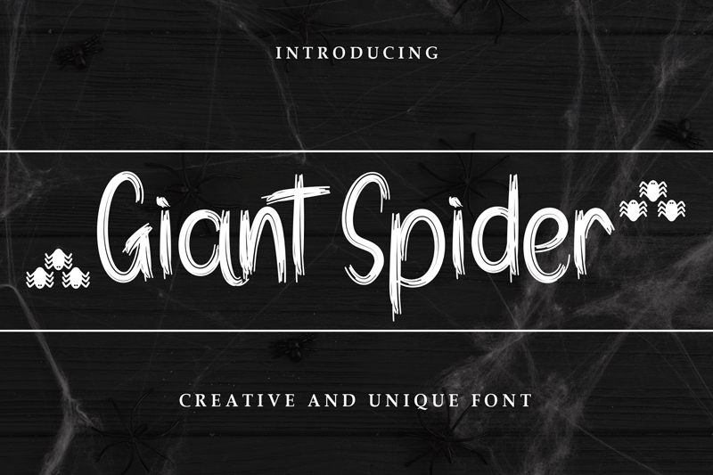 Giant Spider Font