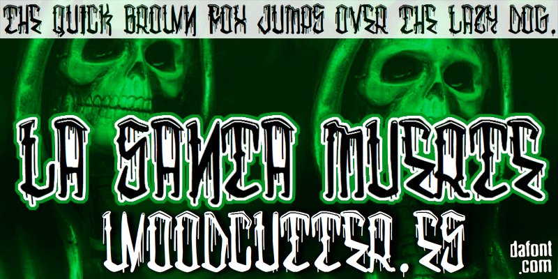 La Santa Muerte Font