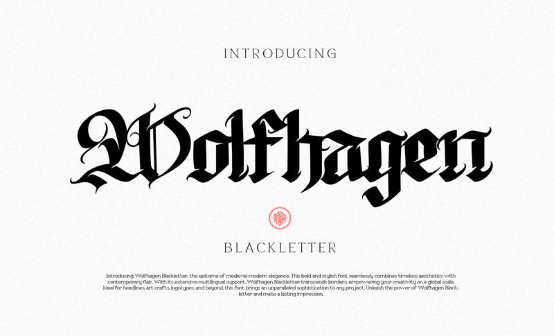 Wolfhagen Blackletter Font
