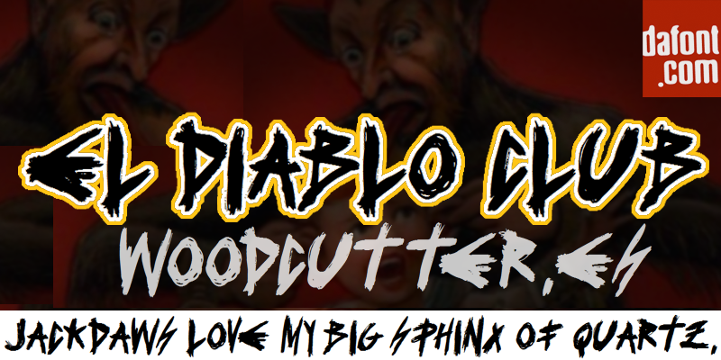 El Diablo Club Font
