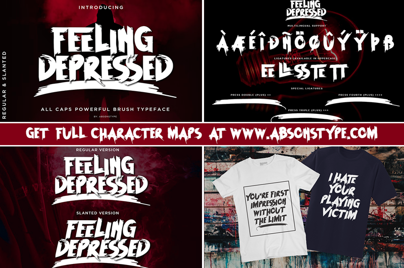 Feeling Depressed Font