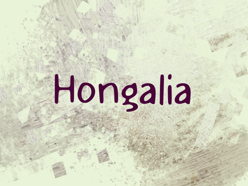 h Hongalia Font