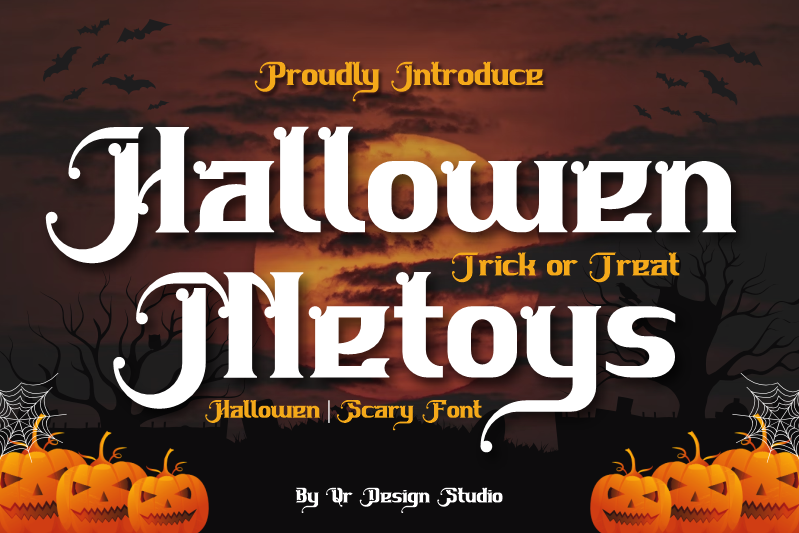 Hallowen Metoys Font