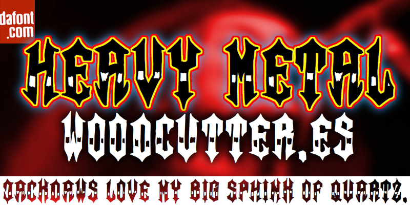 Heavy Metal Font