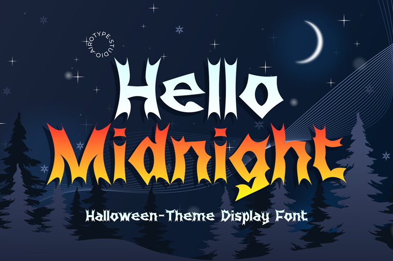 Hello Midnight Font