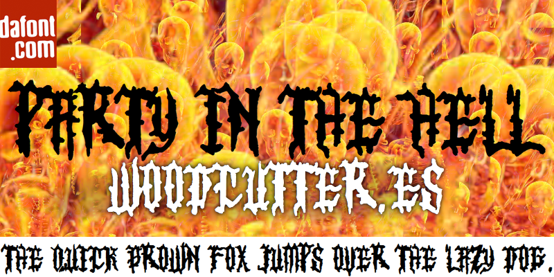 Party in the Hell Font