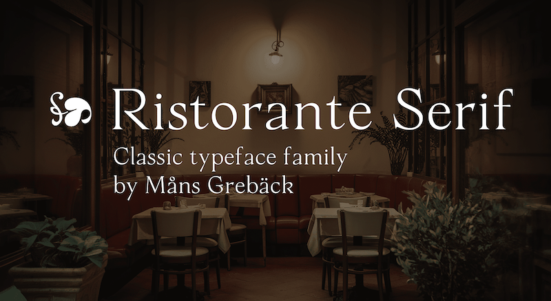 Ristorante Serif Font