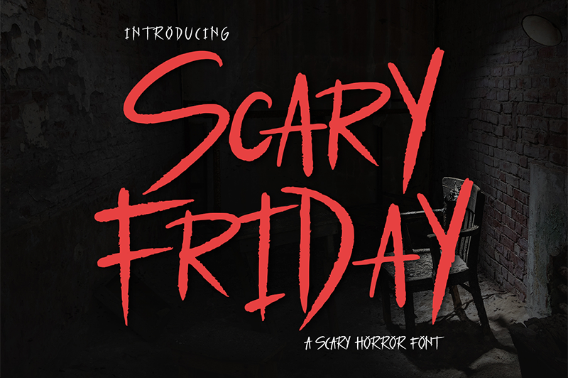 Scary Friday Font