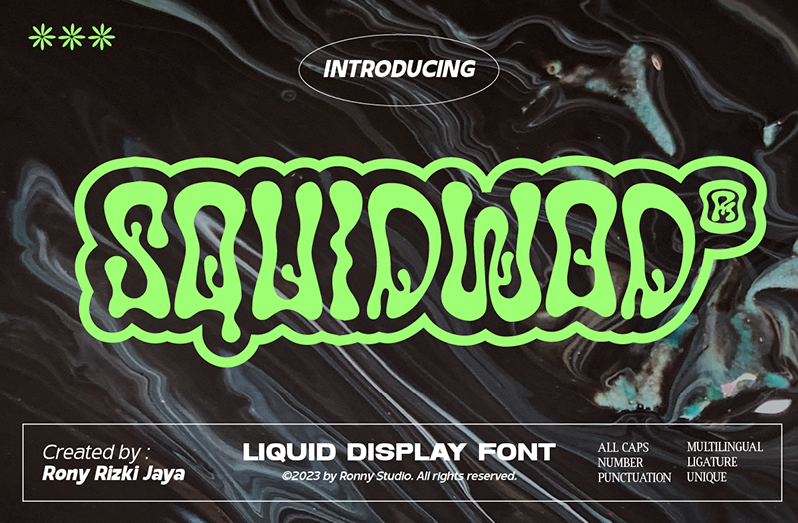 Squidwod Font
