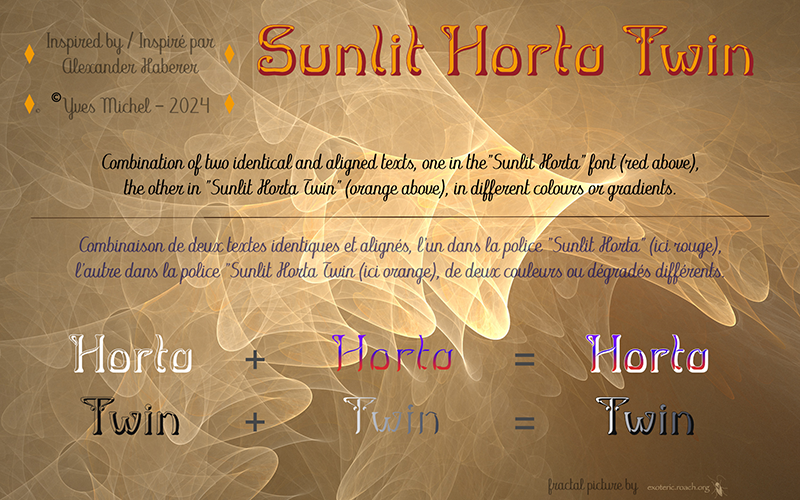 Sunlit Horta Twin Font