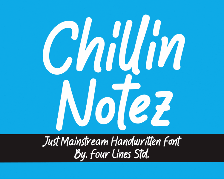 Chillin Notez Font