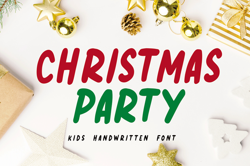 Christmas Party Font