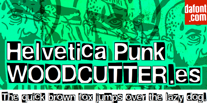 Helvetica Punk Font