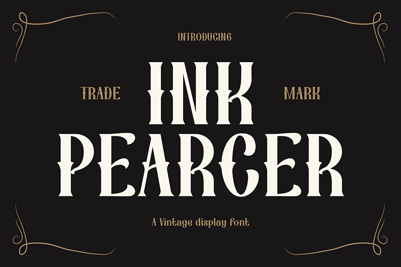Ink Pearcer Font