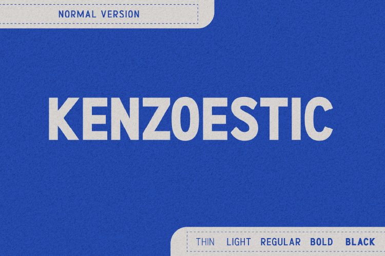 Kenzoestic Font