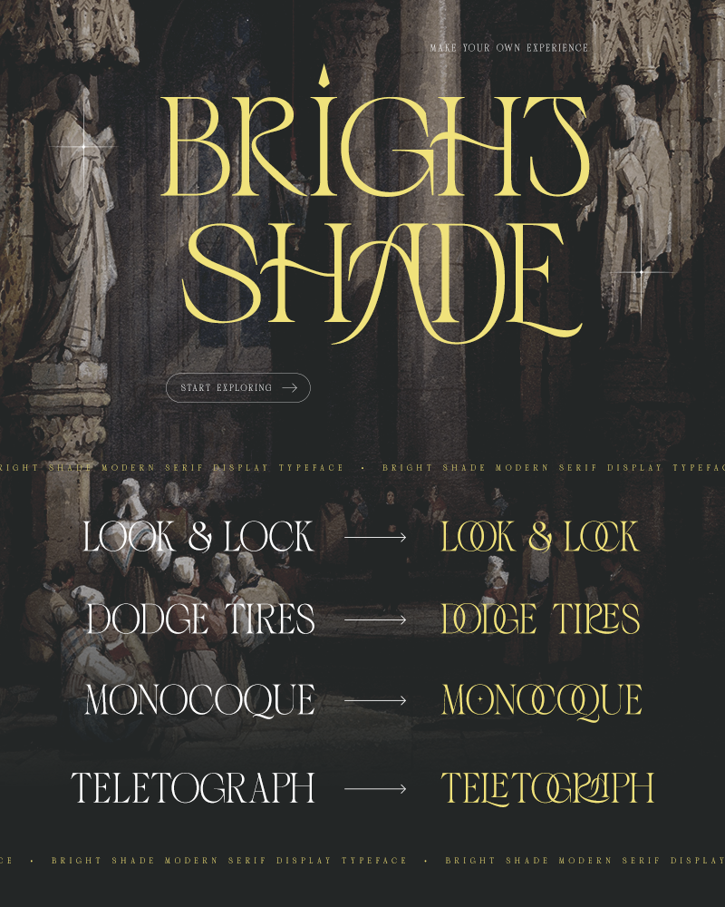 Bright Shade Font