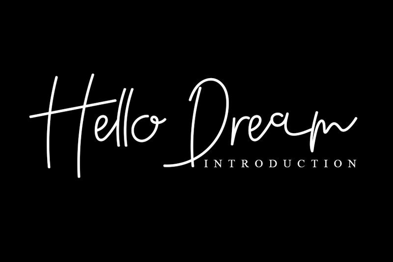 Hello Dream Font