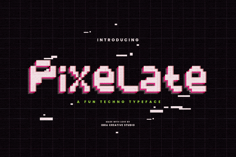 Pixelate Font
