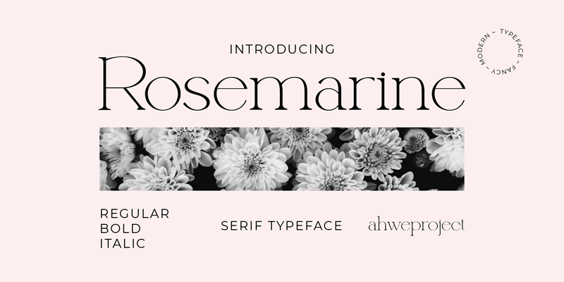 Rosemarine Font
