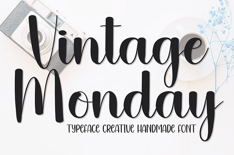 Vintage Monday Font
