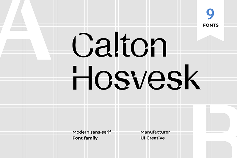 Calton Hosvesk Font