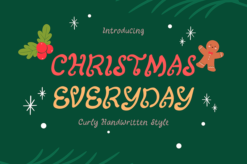 Christmas Everyday Font