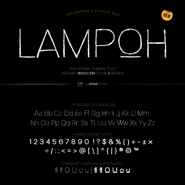 Lampoh Font