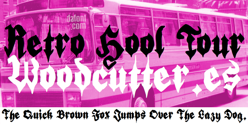 Retro Hool Tour Font